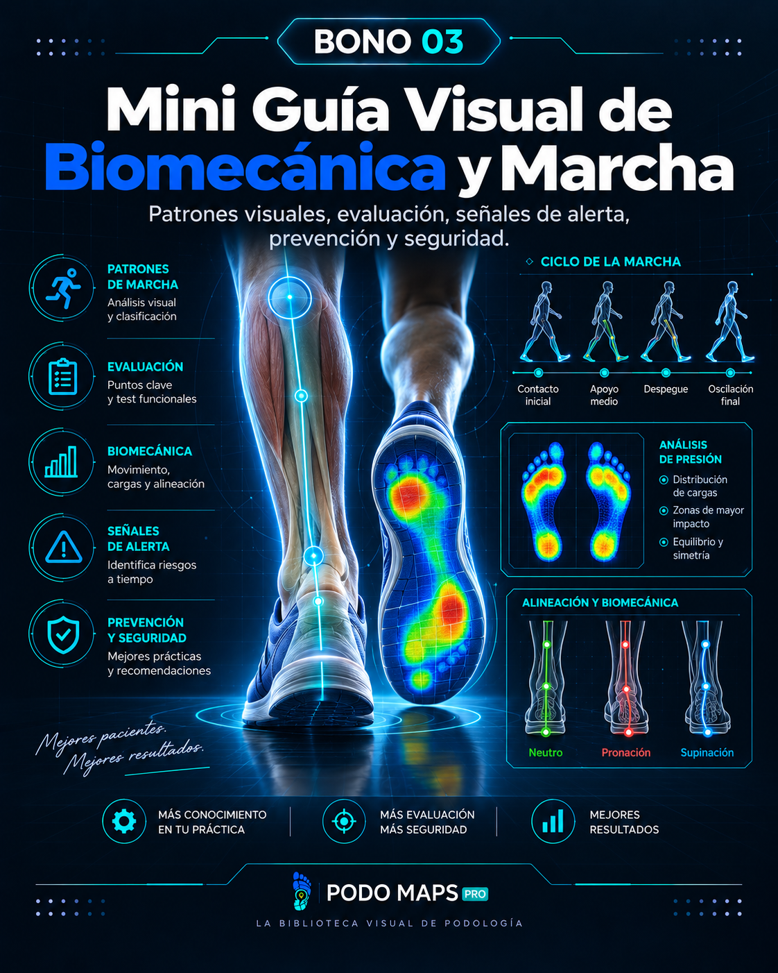 Portada del bono: Mini Guía Visual de Biomecánica y Marcha