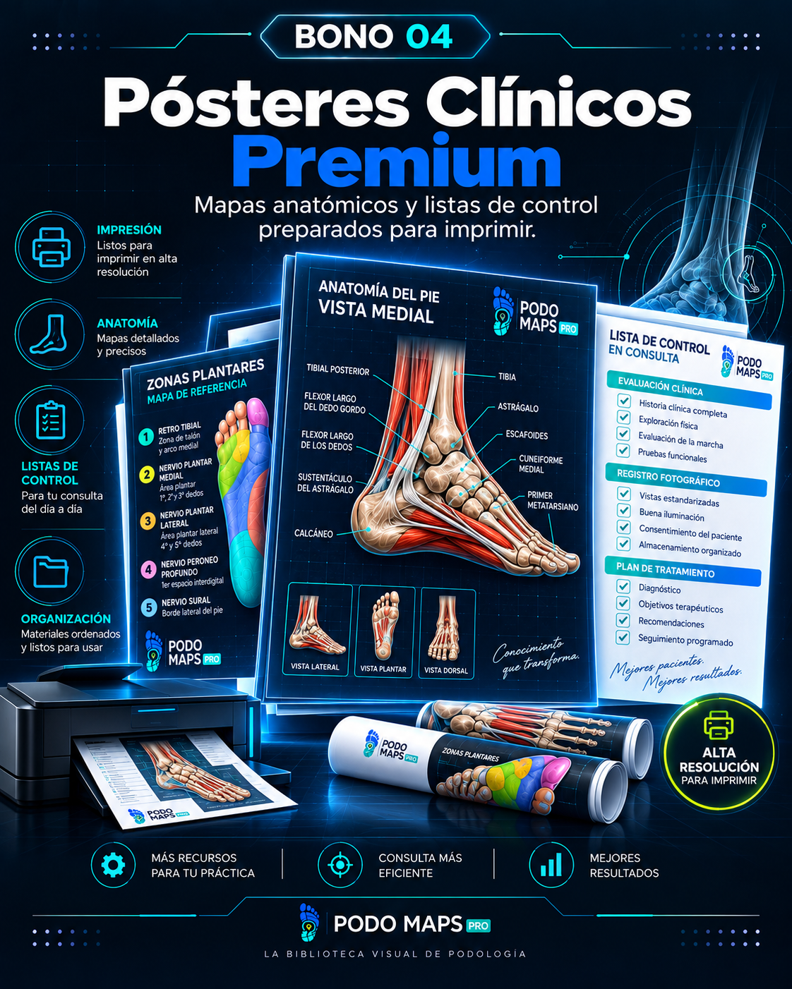 Portada del bono: Pósteres Clínicos Premium